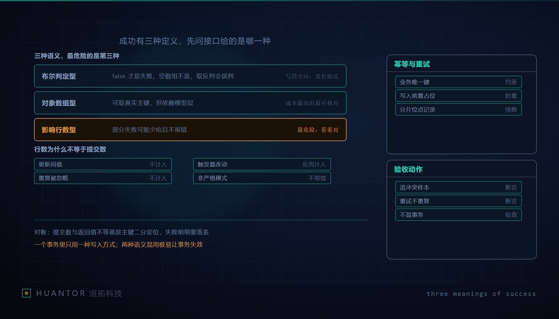 一束数据记录分流进三条不同语义的返回通道,一条是开关、一条是数字、一条是对象阵列