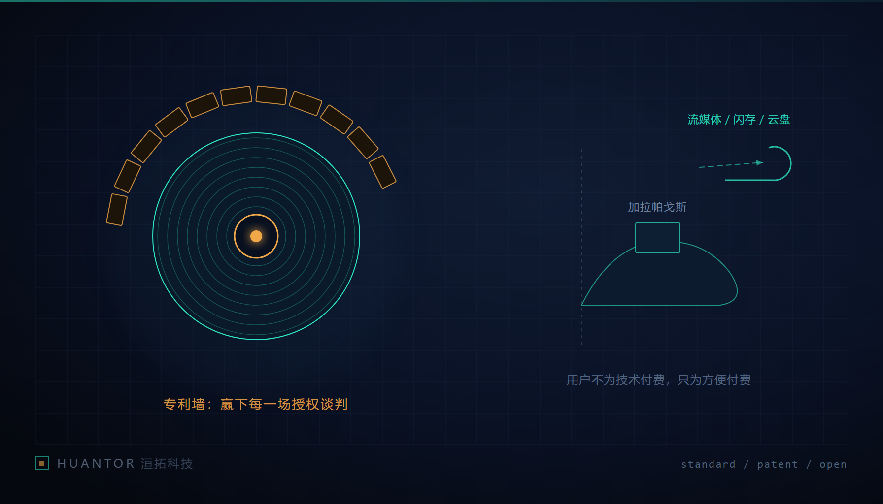 光盘标准与专利墙的加拉帕戈斯化示意